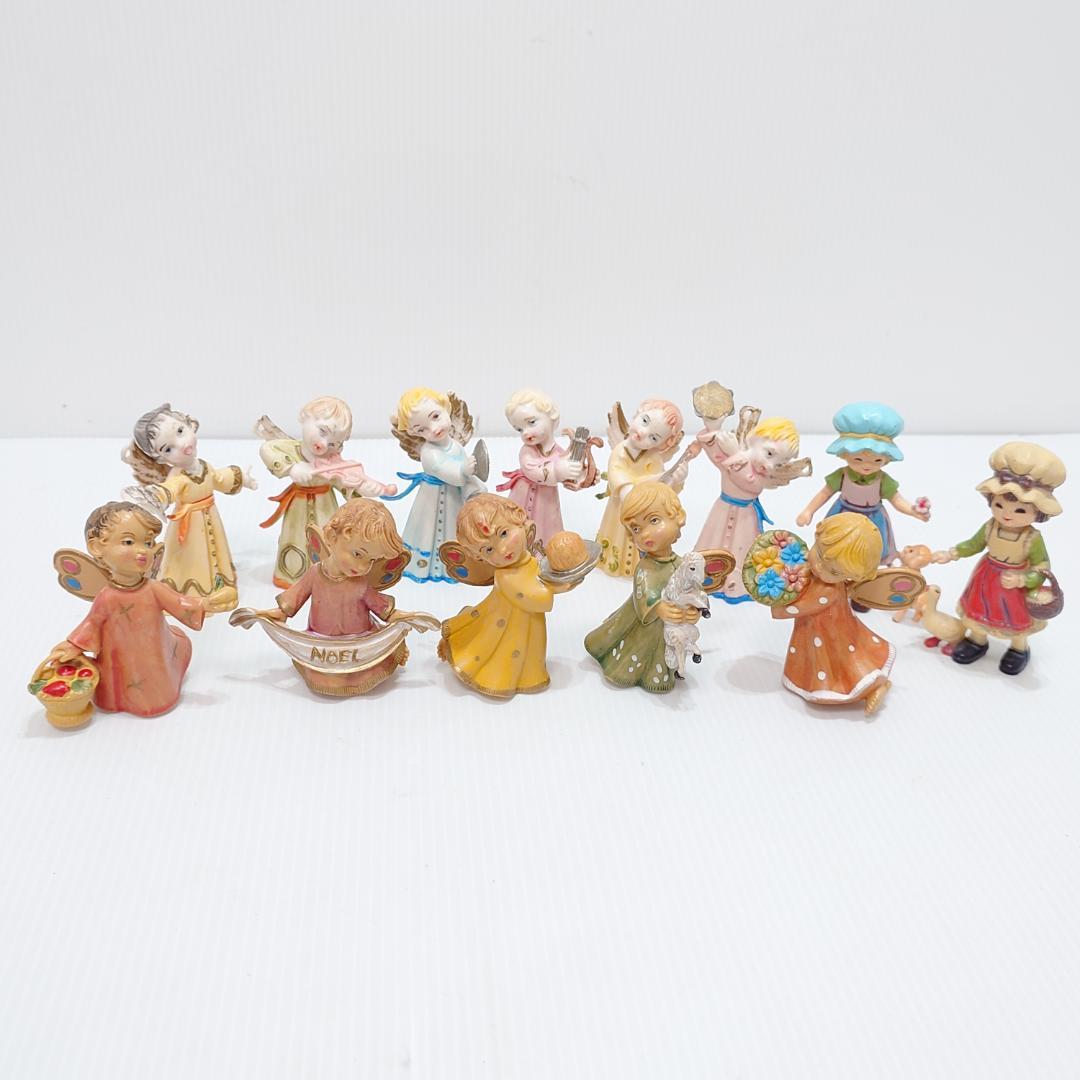 アンティーク調 エンジェル 天使 他 13体 イタリア製 クリスマス 音楽隊 クリスマスの天使3P Conicalエンジェル ドイツ | こりすのパン屋Base店