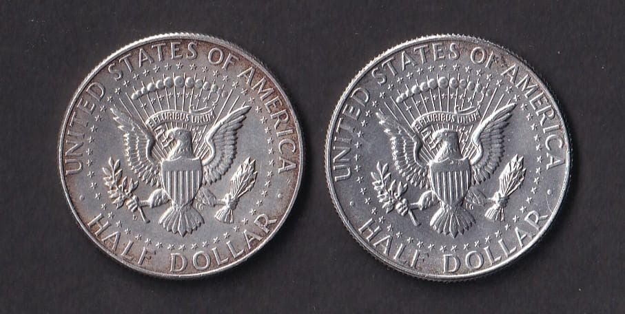 アメリカ 　ハーフダラー銀貨 　ケネディ ２枚