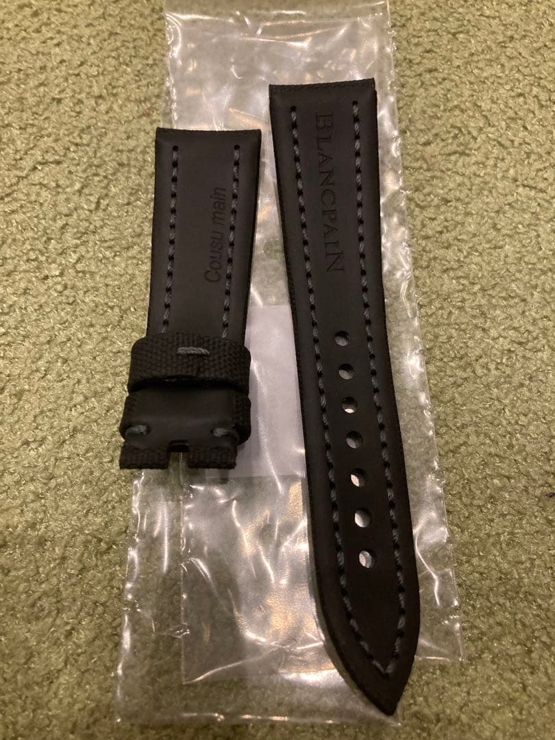 【期間限定】ブランパン　フィフティファゾムス　38mm 純正ブラックキャンバス