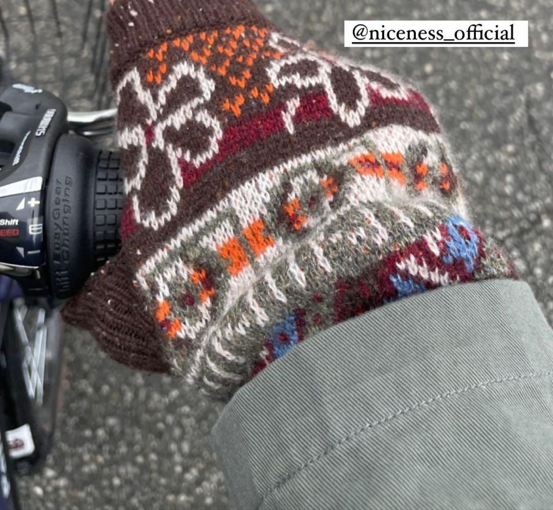 niceness カシミア デミグラブ