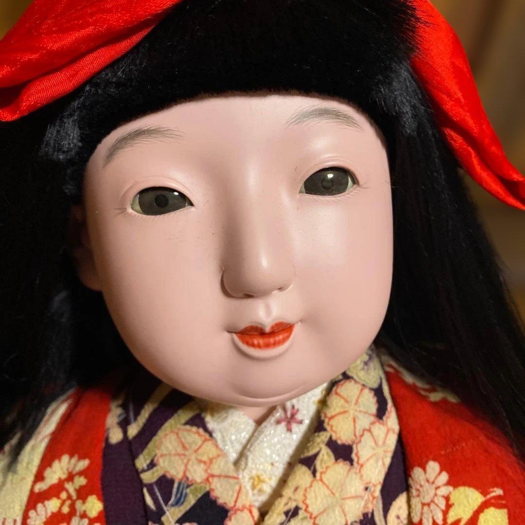 市松人形 18号 63cm 美しい女の子 修理済 - 工芸品公式 ストア