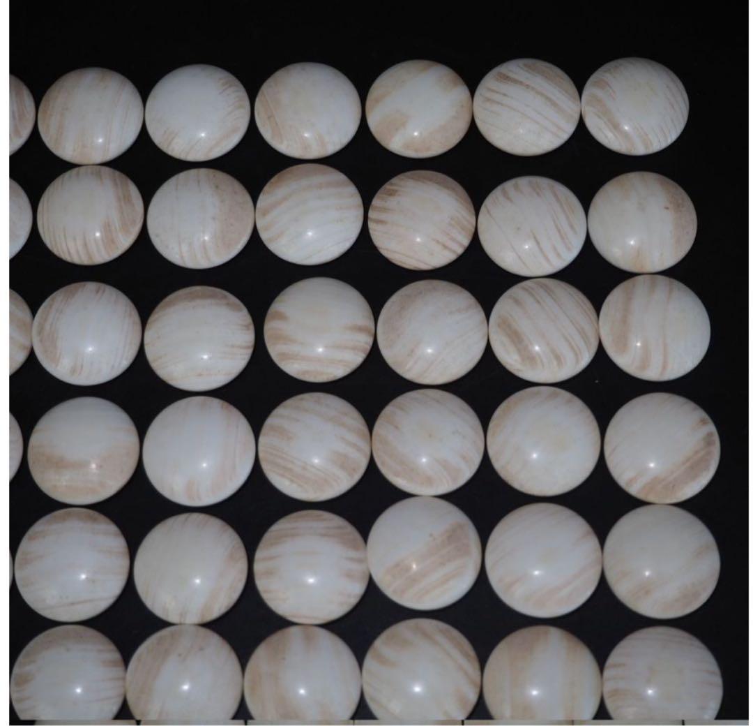 送料無料　日向特産　日向スワブデ蛤碁石32号・碁笥セット　旧家蔵出