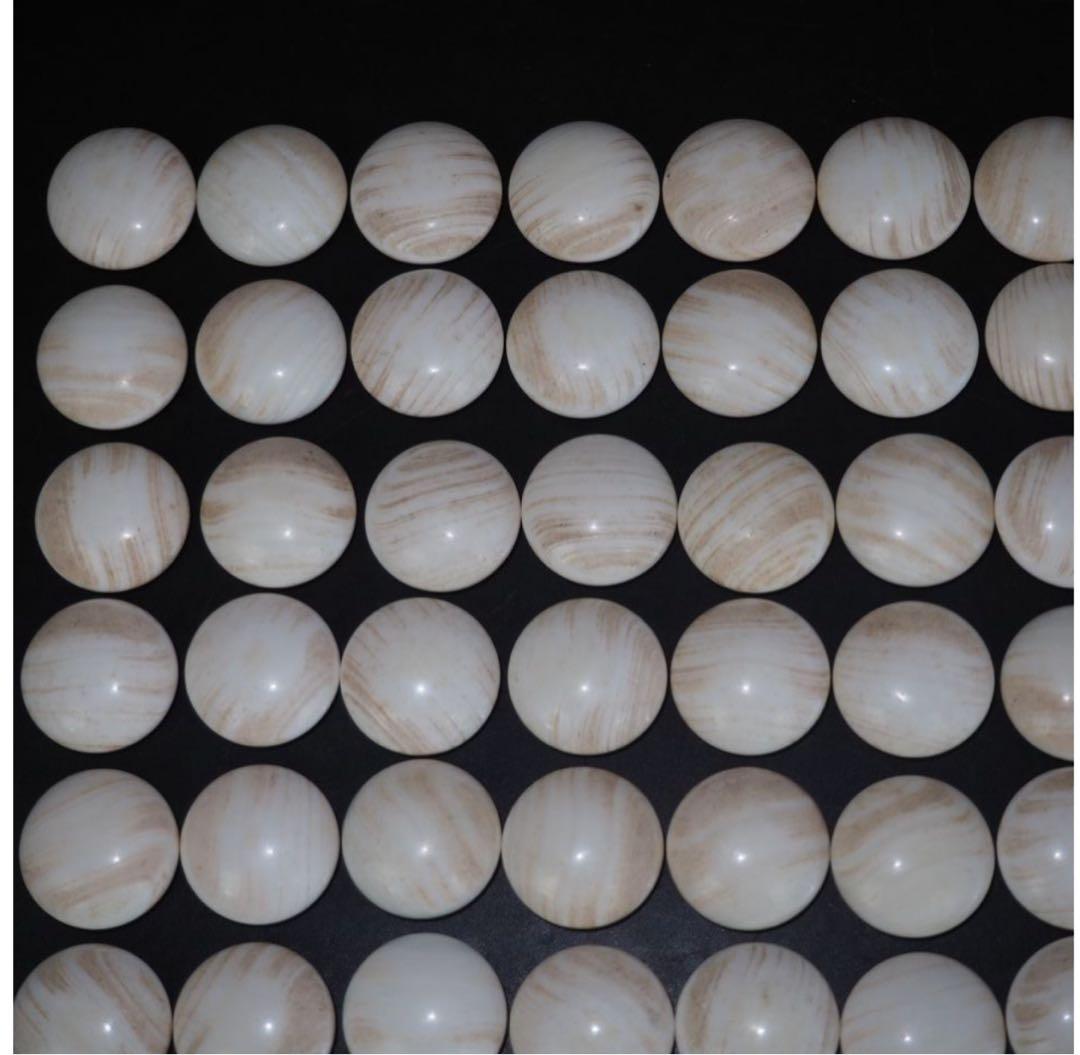 送料無料　日向特産　日向スワブデ蛤碁石32号・碁笥セット　旧家蔵出