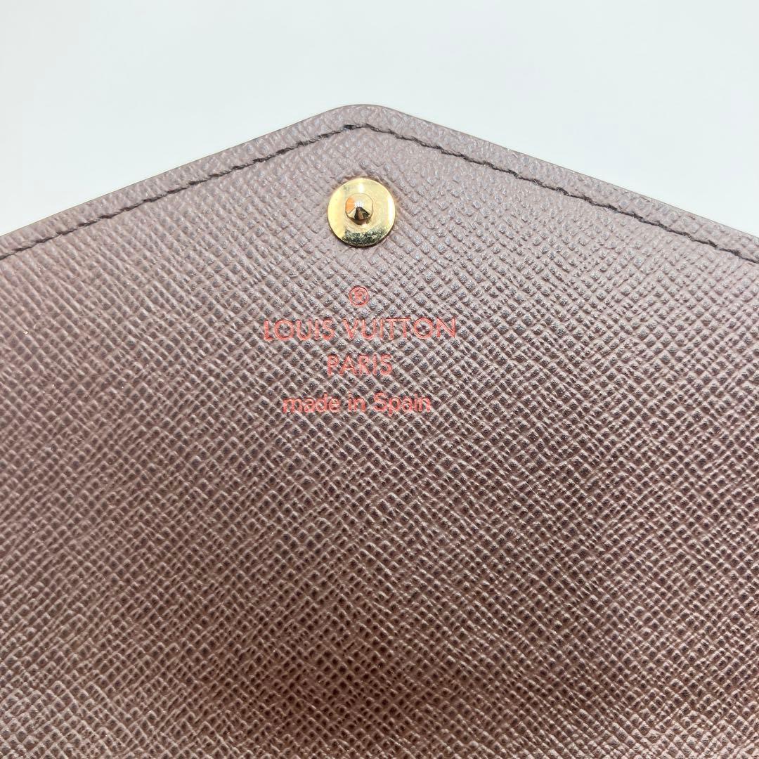極美品✨ルイヴィトン ダミエ エベヌ ポルトフォイユ サラ 新型 長財布