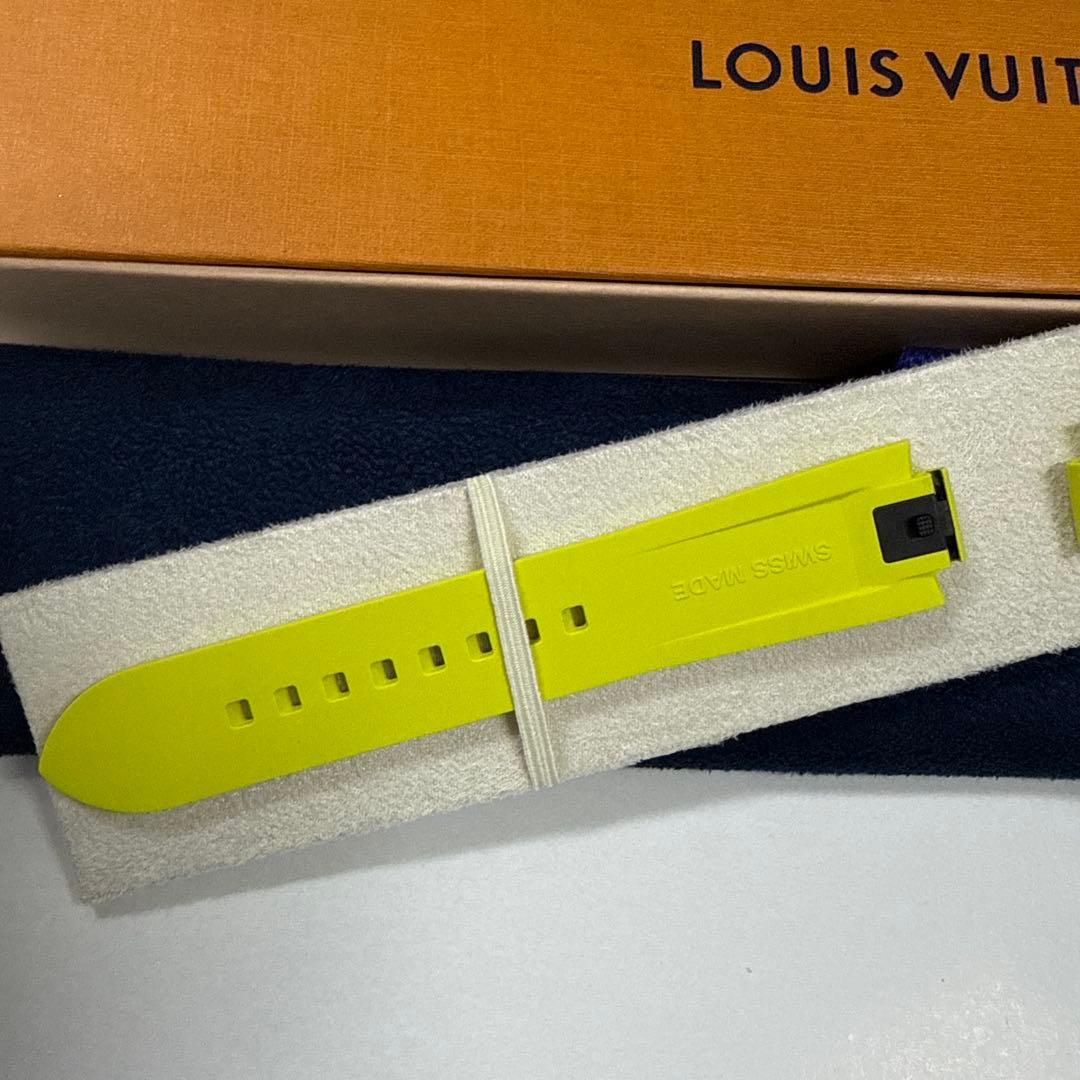 新品　ルイヴィトン　時計　ラバーベルト　メンズL