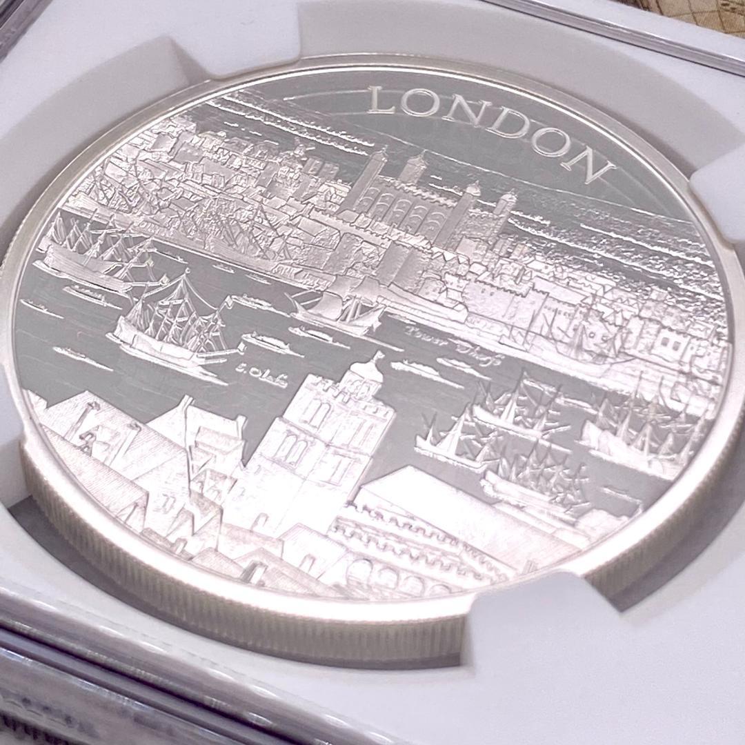 希少！都市景観！2022 イギリス 銀貨 NGC PF70UC FDOI