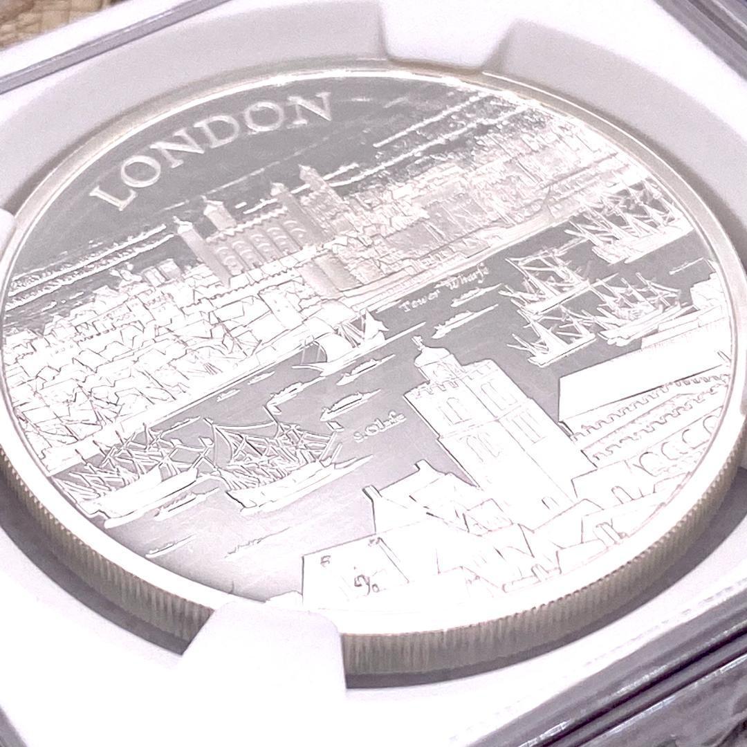 希少！都市景観！2022 イギリス 銀貨 NGC PF70UC FDOI