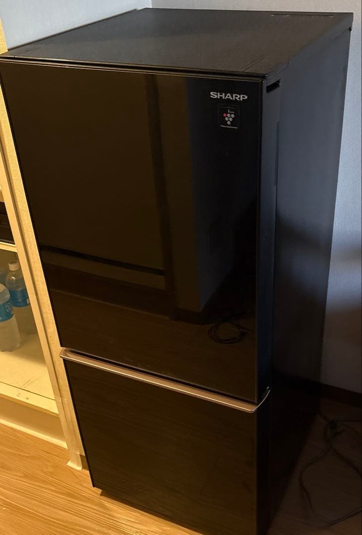 【本日までの掲載】シャープ 2ドア冷蔵庫 ブラック