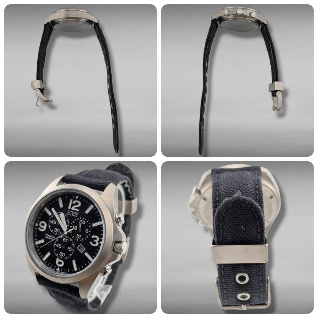 【稼働】シチズン プロマスター エコドライブ チタニウム ねじ込み式リューズ