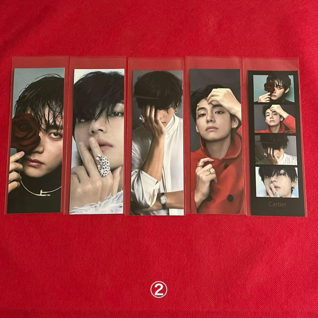 BTS ロングステッカー・ブックマーク・ステッカー等♡V