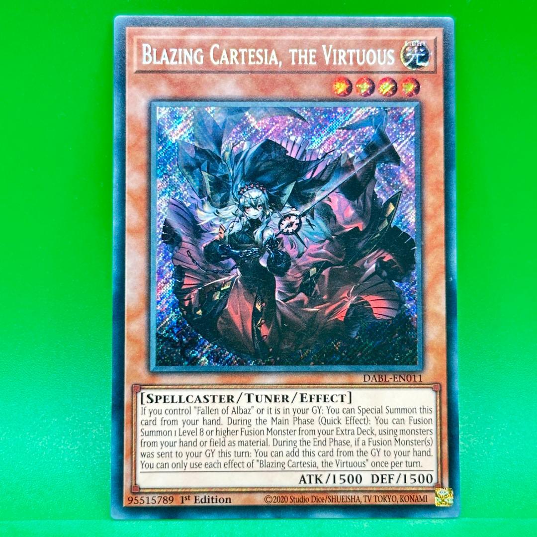 遊戯王 英語 赫の聖女カルテシア 1st DABL シークレットレア 海外