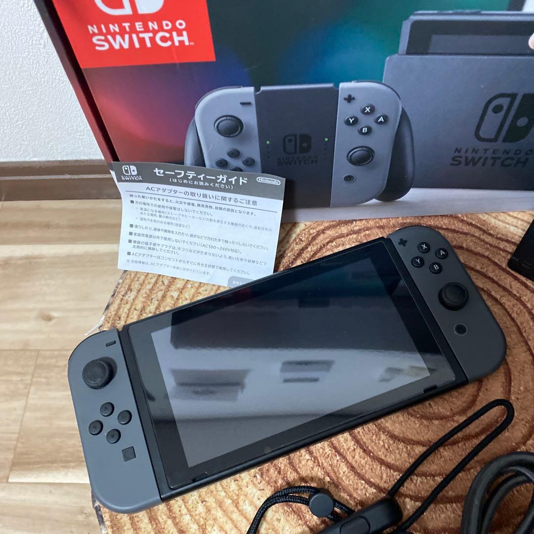 Nintendo Switch ニンテンドースイッチ本体　グレー ①