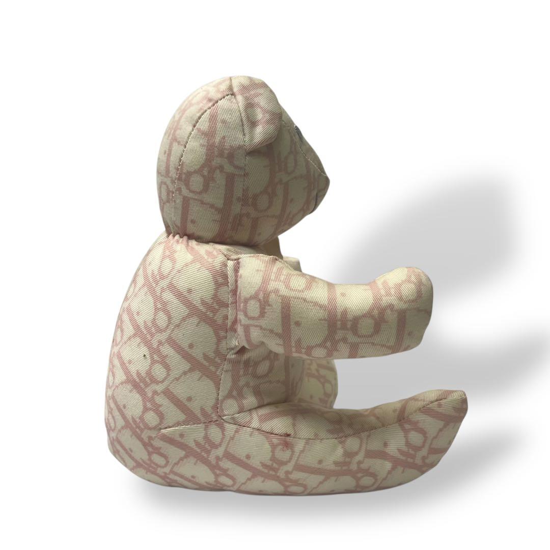 TH様 Dior teddybear Oblique cotton Flower Teddy Bear Ivory Faux
