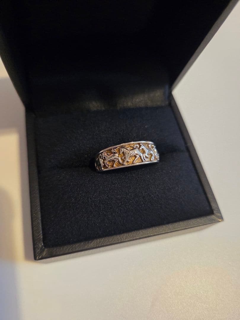 ※ヒロ※馬九行駆　午年　開運　プラチナリング　19号