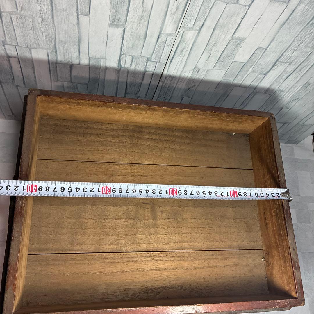 古道具 小物入れ 引出し 骨董 明治 当時物 時代物 木製 レトロ 鍵なし