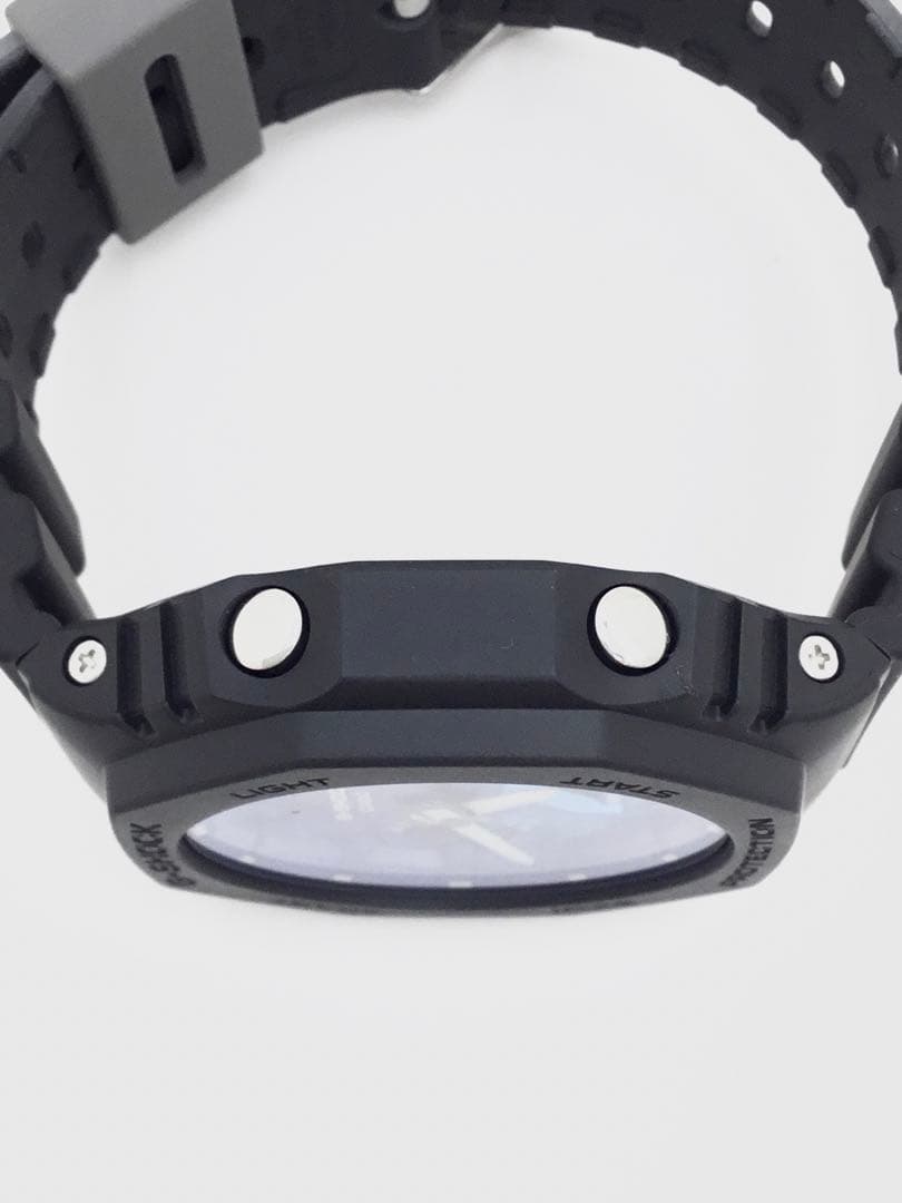 【中古美品】G-SHOCK 腕時計 GA-2100FL 青 黒 グレー A795