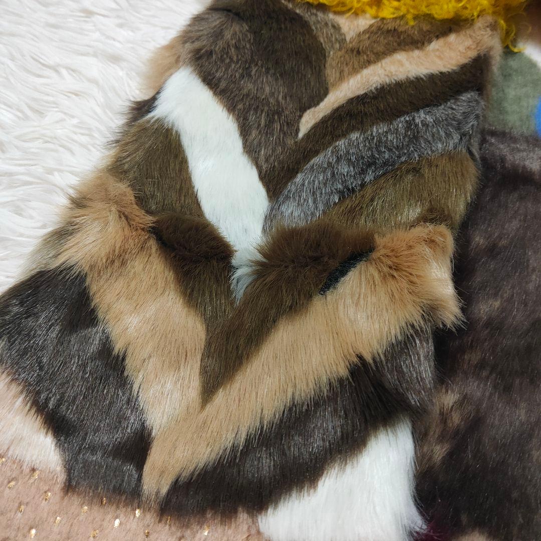 【新品タグ付き】tomoki yurita異素材ミックス スヌード リアルファー