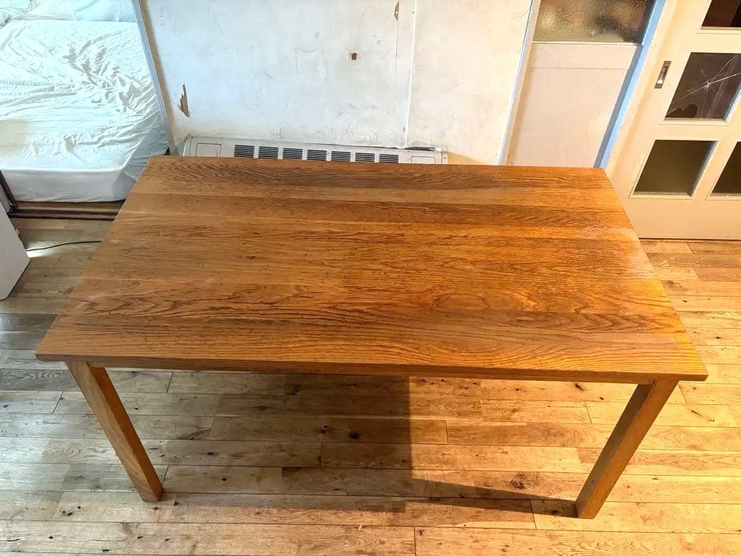 無印良品　ダイニングテーブル　4人用　オーク無垢材