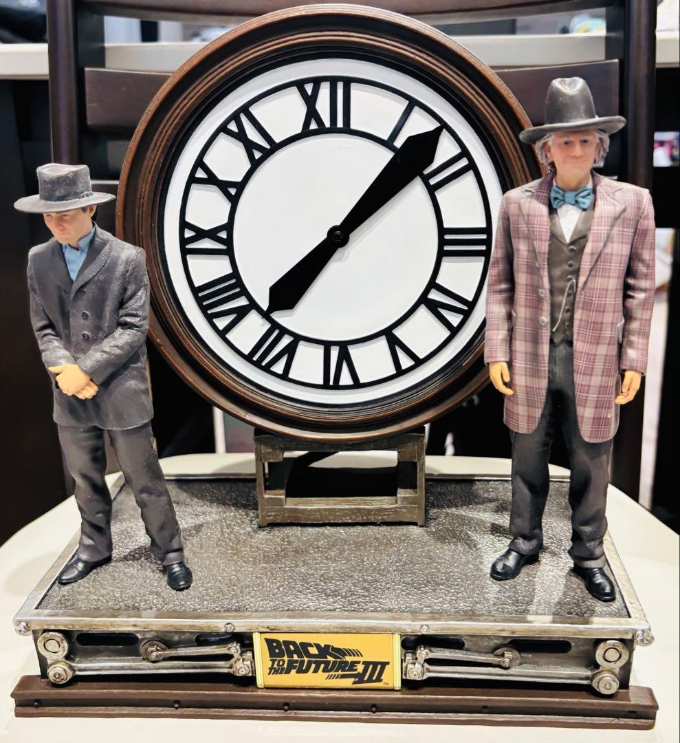 【希少】アイアンスタジオ バックトゥザフューチャー フィギュア 時計台