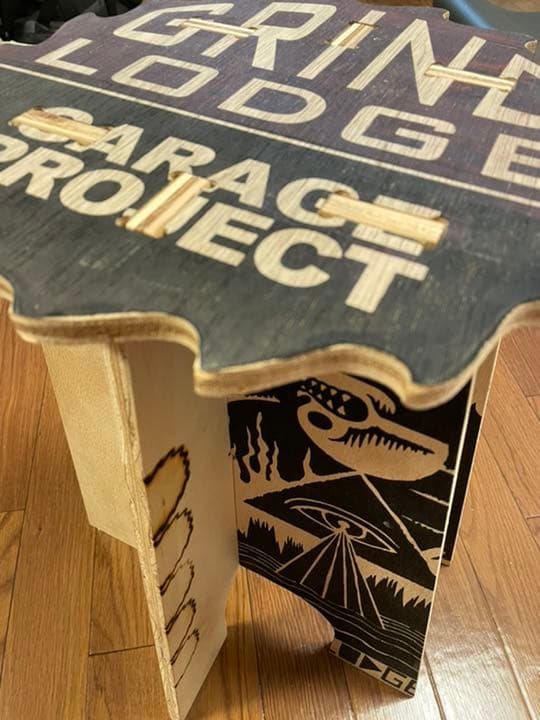 GRINDLODGE スツール グラインドロッジ ソースツールのフクロ付き