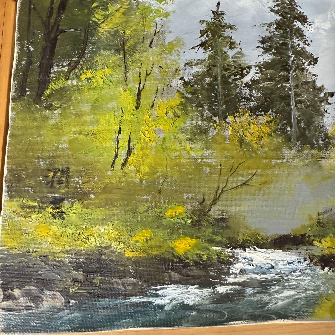 絵画 向井潤吉 乗鞍岳 風景画 油絵 油彩 F6号 直筆 サイン入り - メルカリ