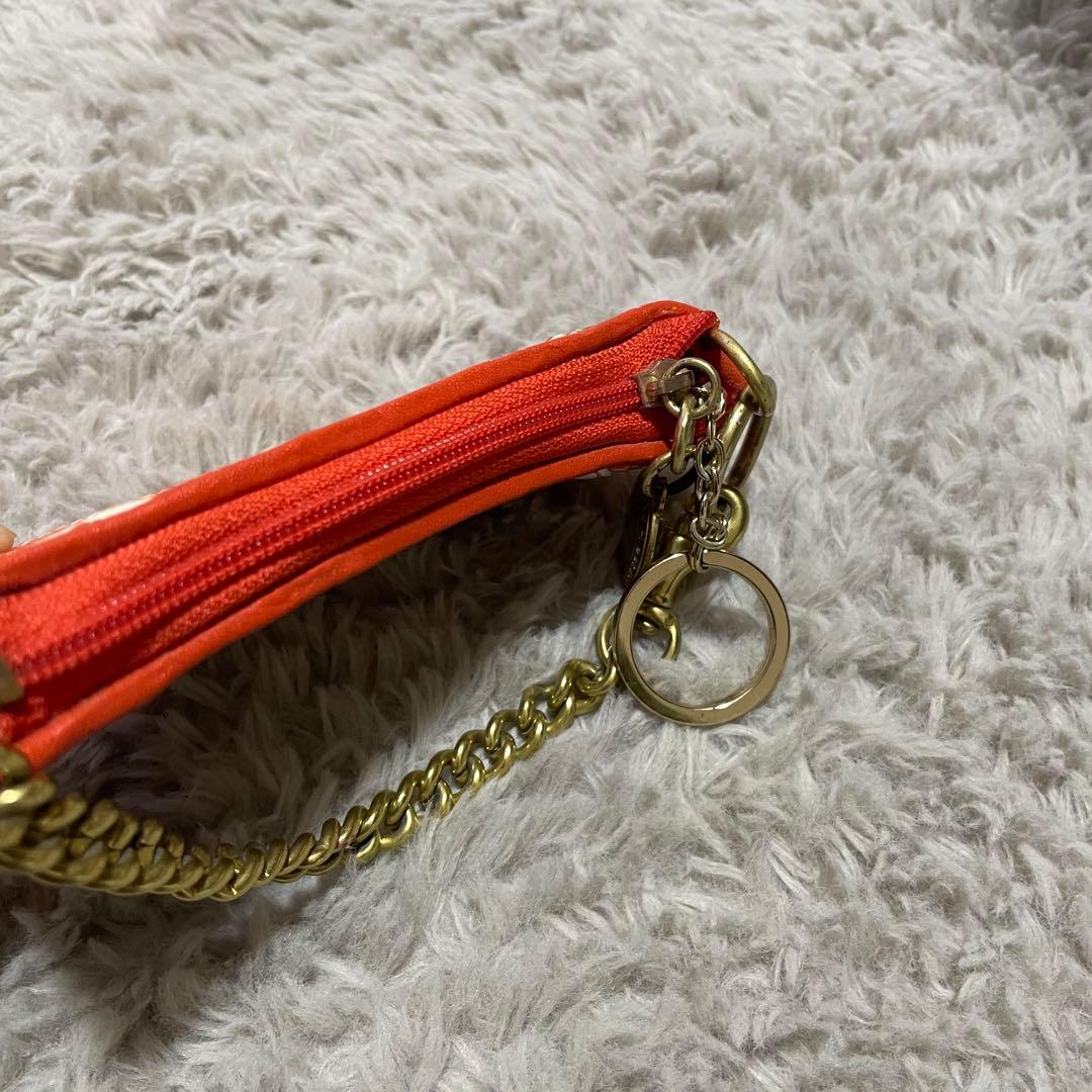 超激レア✨ コーチ ケース 財布 フルーツ オレンジ ミニシグネチャー