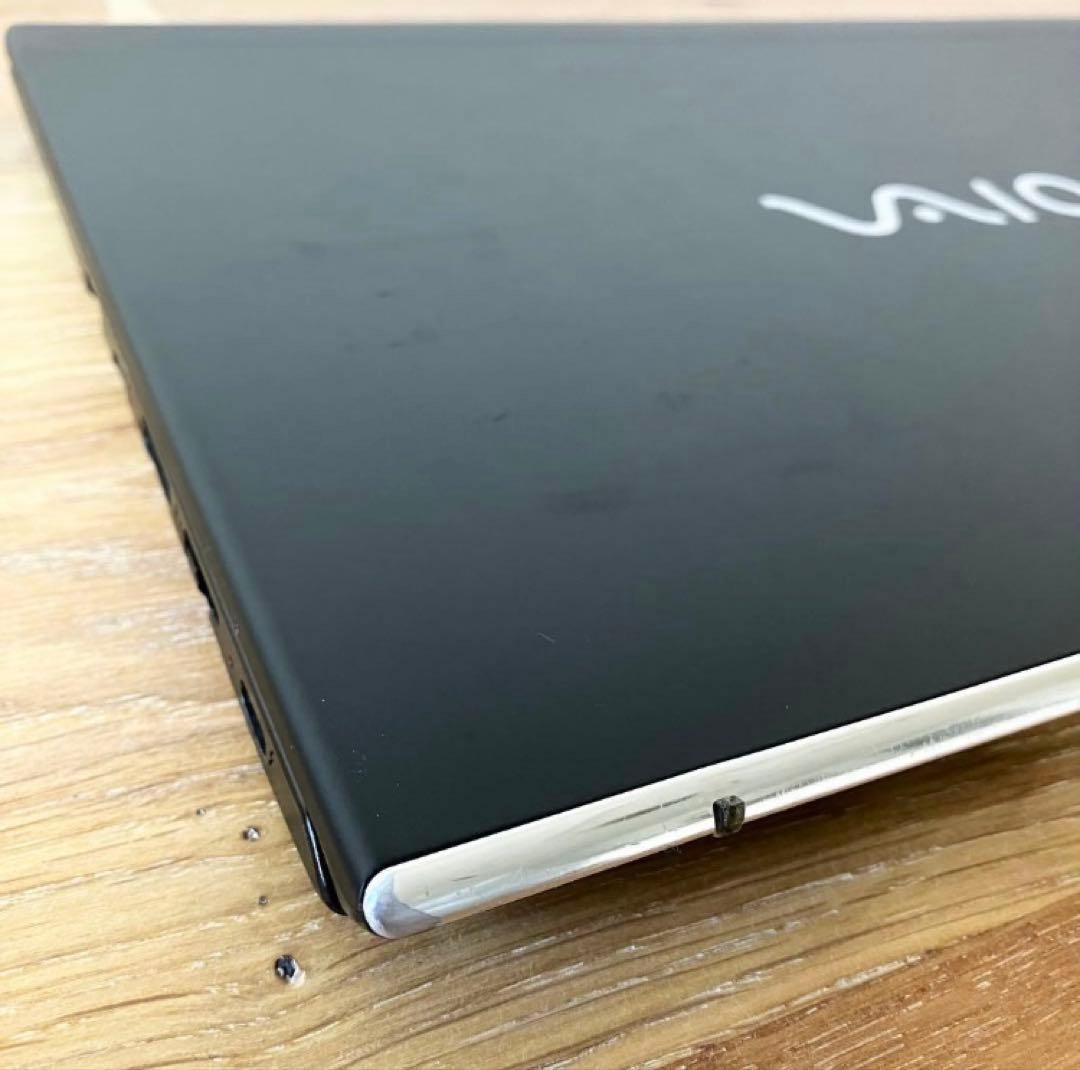 VAIO/バッテリー良好/16G/SSD/Windows11/黒/ノートパソコン