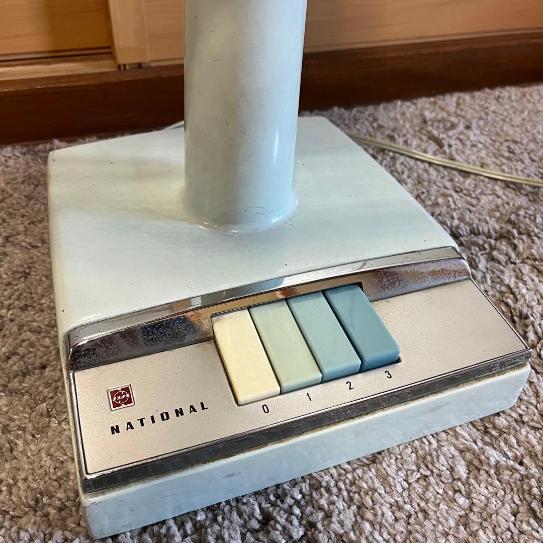 N*g様 昭和レトロ　ナショナル扇風機　水色30cm　ファン