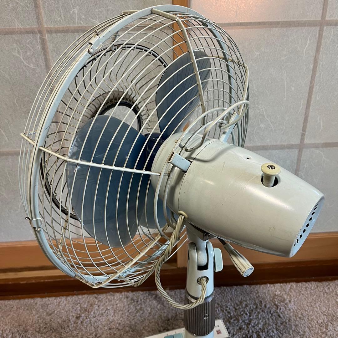 N*g様 昭和レトロ　ナショナル扇風機　水色30cm　ファン