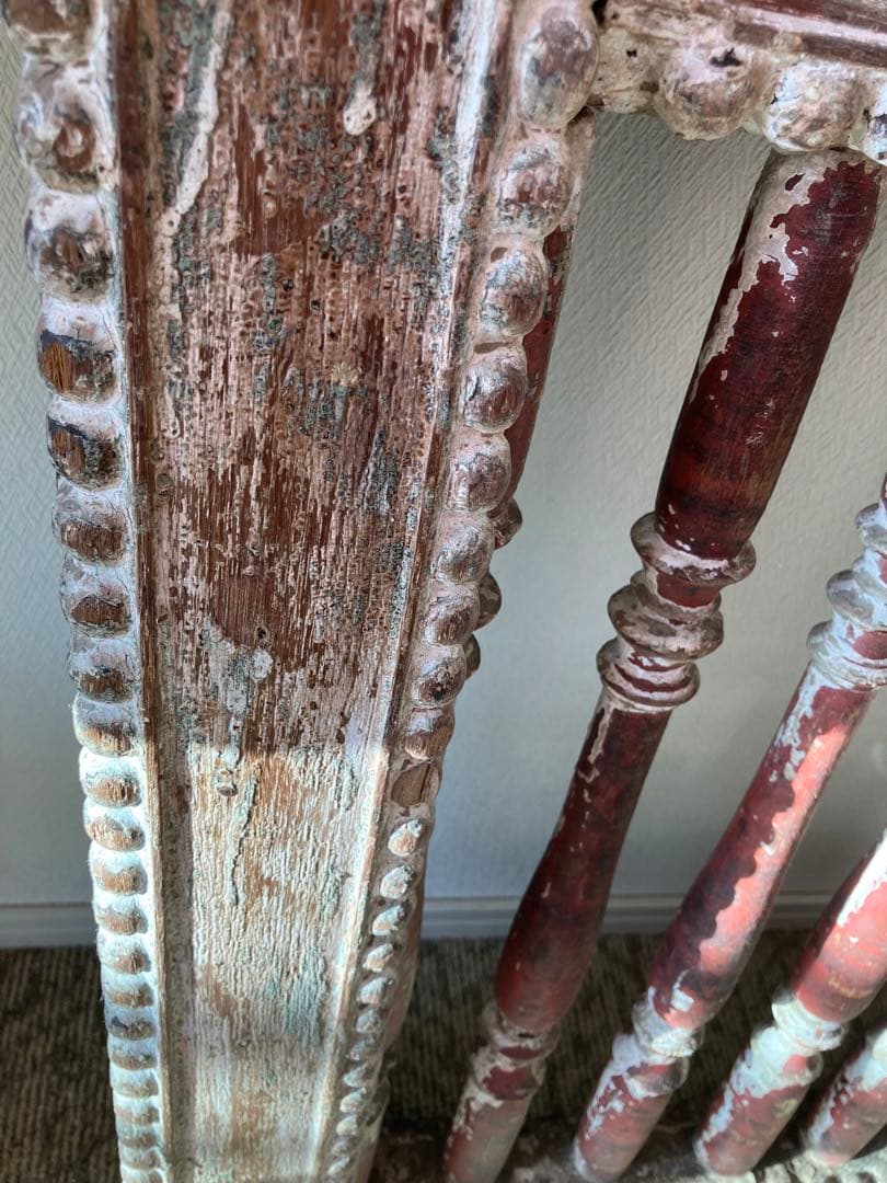 インド アンティーク 木製フェンス 子供部屋 19世紀