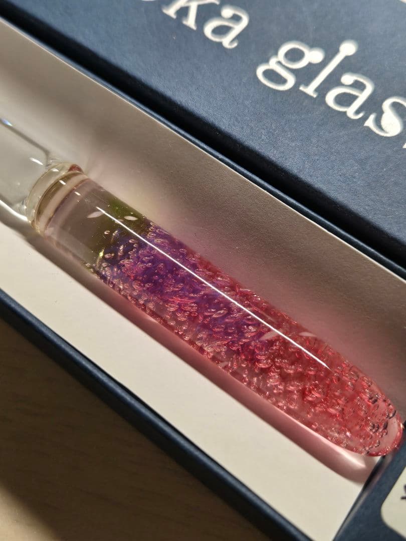 色華硝子　ガラスペン 桜