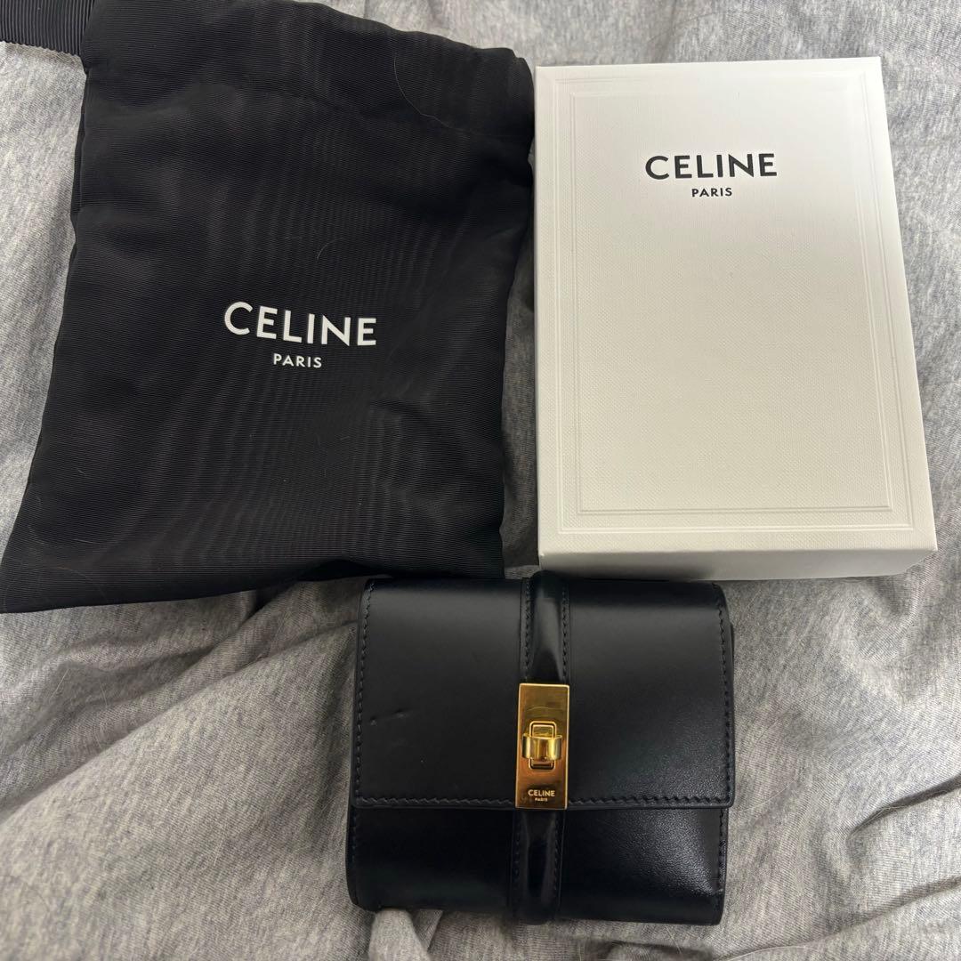 CELINE スキル トリフォールドウォレット 16 セー - メルカリ