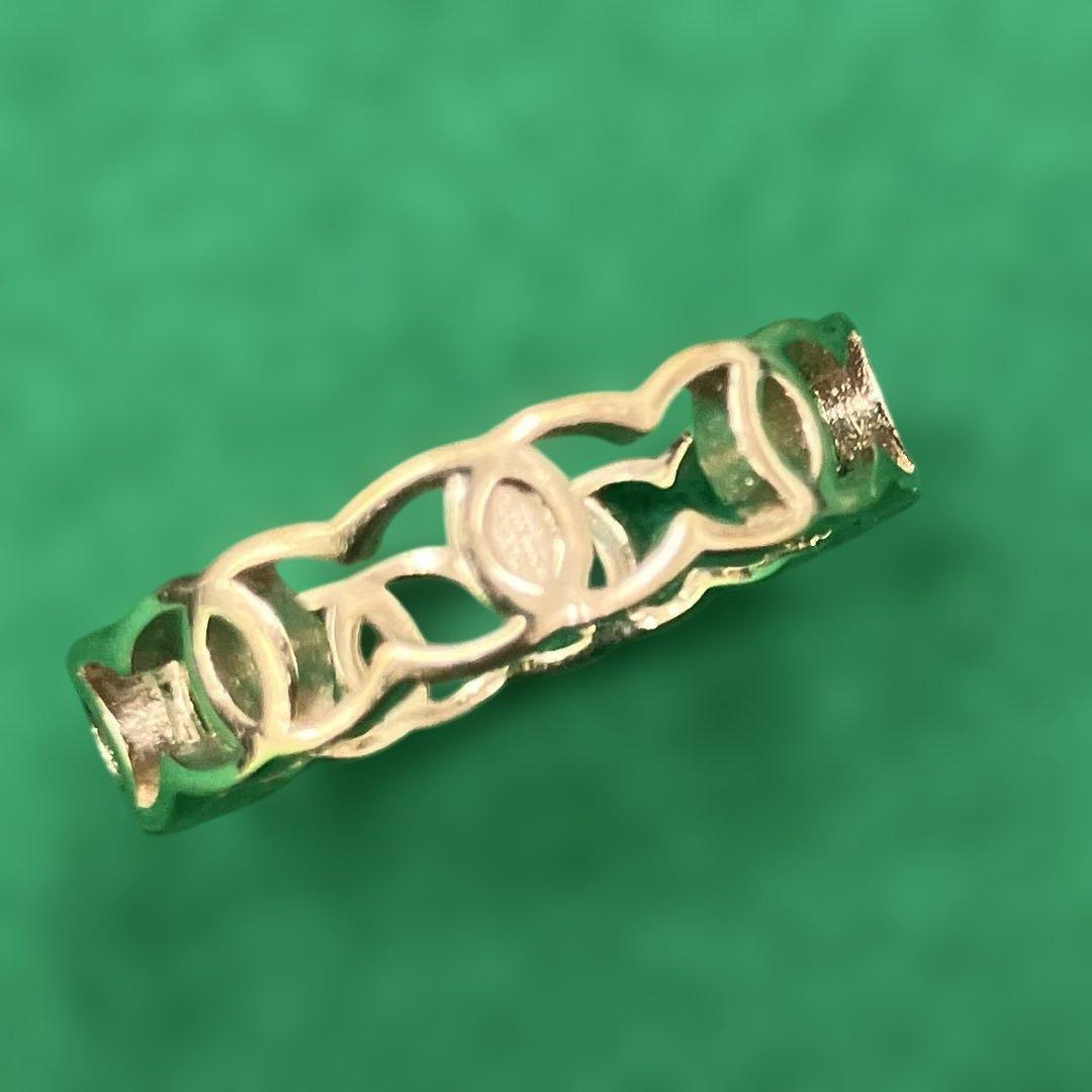 箱説付‼️【CHANEL】アラウンド ココマークリング AB6413 ゴールド