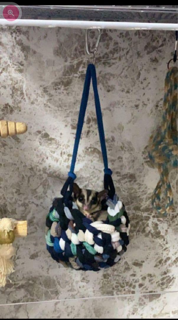 モモンガかごポーチ♡カラーお任せ1個♡ハンギングバスケット