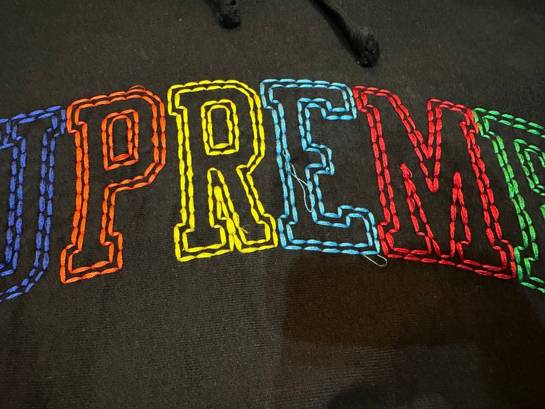 期間限定値下 supreme 20AW サイズM ビッグステッチフーディ