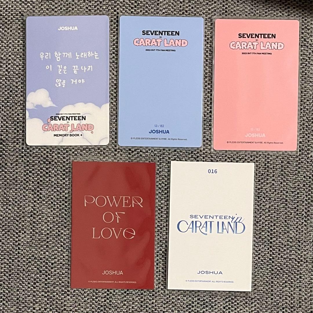 seventeen セブチ トレカ ケレン ジョシュア caratland - メルカリ