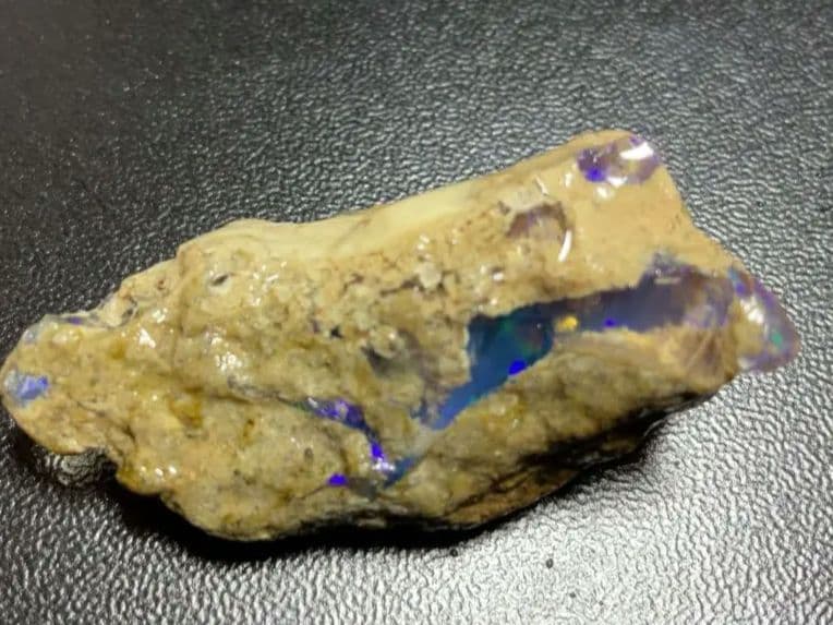 60CT】エチオピア オパール 原石 青 クリア 透明 ウェロ産 60CT