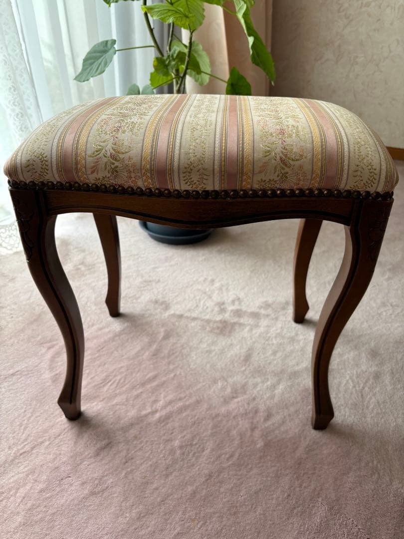 猫脚 アンティーク　スツール