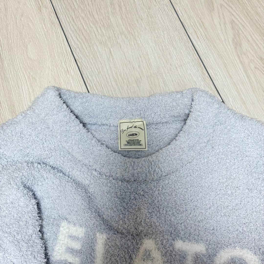 【ほぼ未使用品】gelato pique パウダーロゴジャガード セットアップ