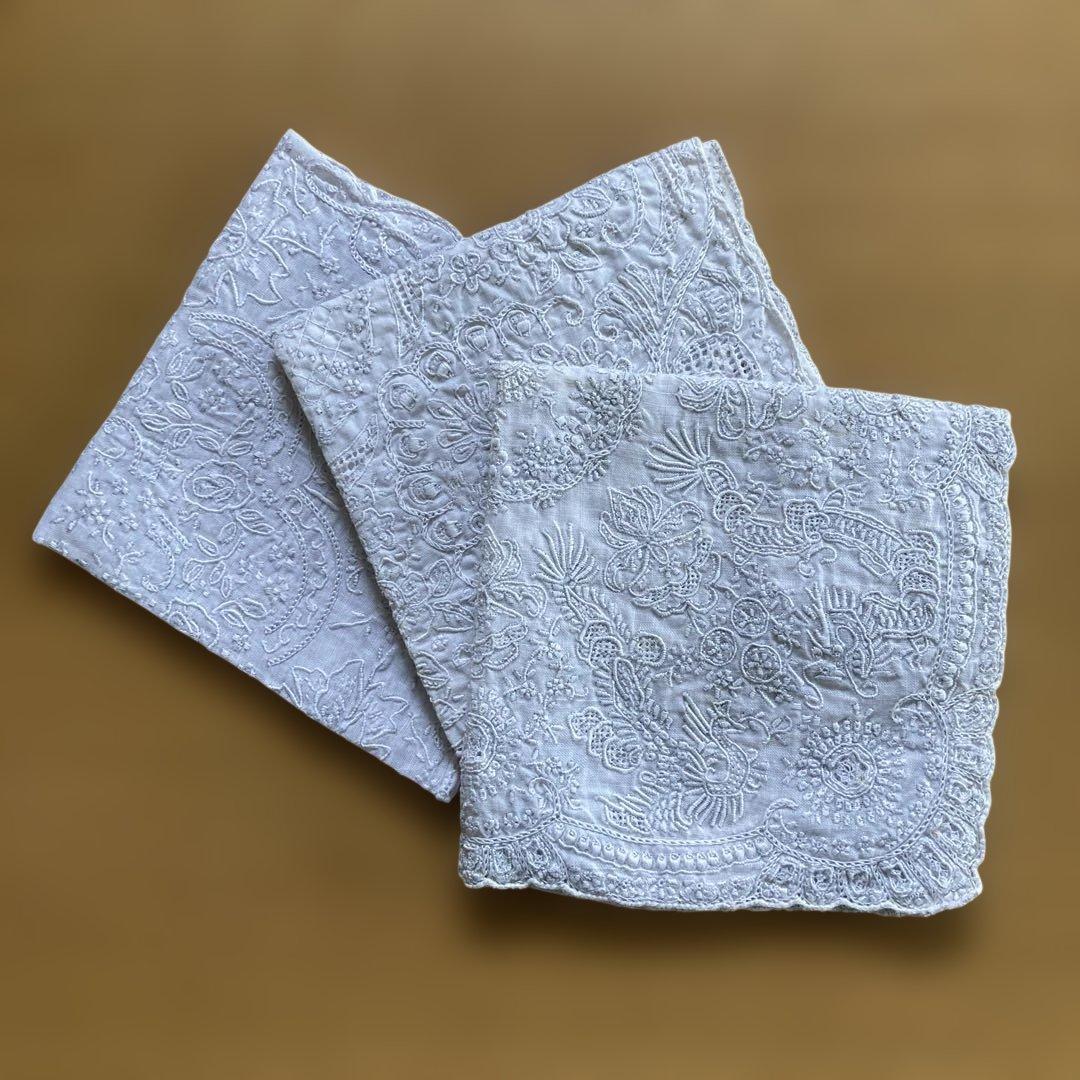 スワトウハンカチ 3枚 SWATOW 汕頭 難あり - メルカリ