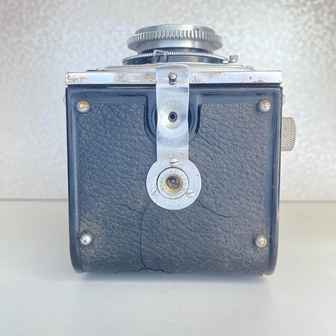 ジャンク品】FIRSTFLEX 二眼レフカメラ 動作未確認 カビ跡 現状品