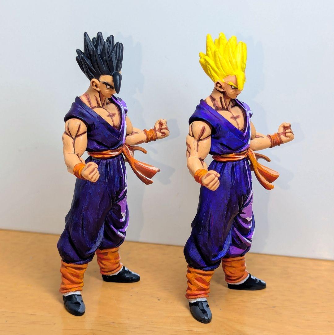 ドラゴンボール　フィギュア　リペイント　HGシリーズ 孫悟飯２体セット