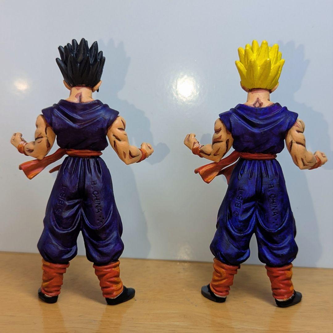 ドラゴンボール　フィギュア　リペイント　HGシリーズ 孫悟飯２体セット