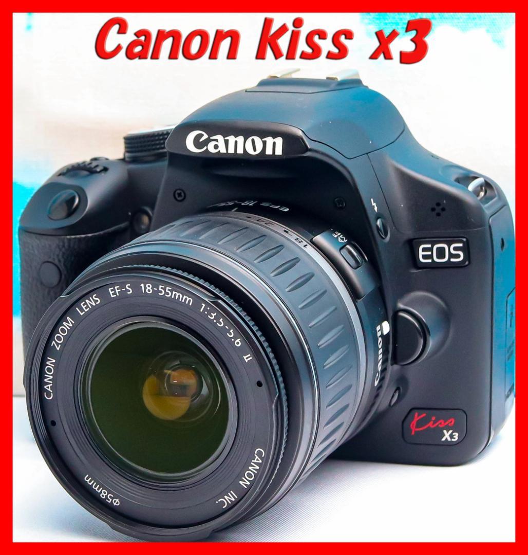 Canon Kiss X3⭐️一眼レフ 初めての方に⭐️スマホ転送⭐️動画も