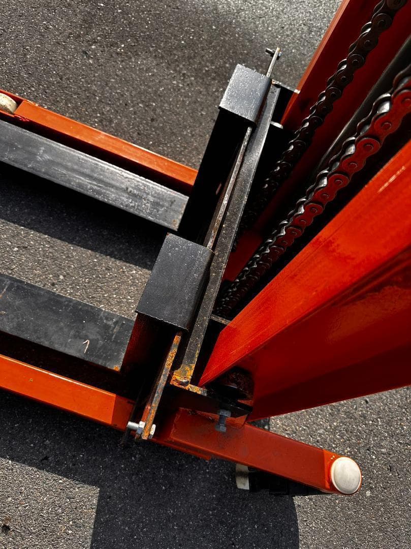 中古ハンドフォークリフト 昇降 最高位1650mm 2T フォーク長さ825mm