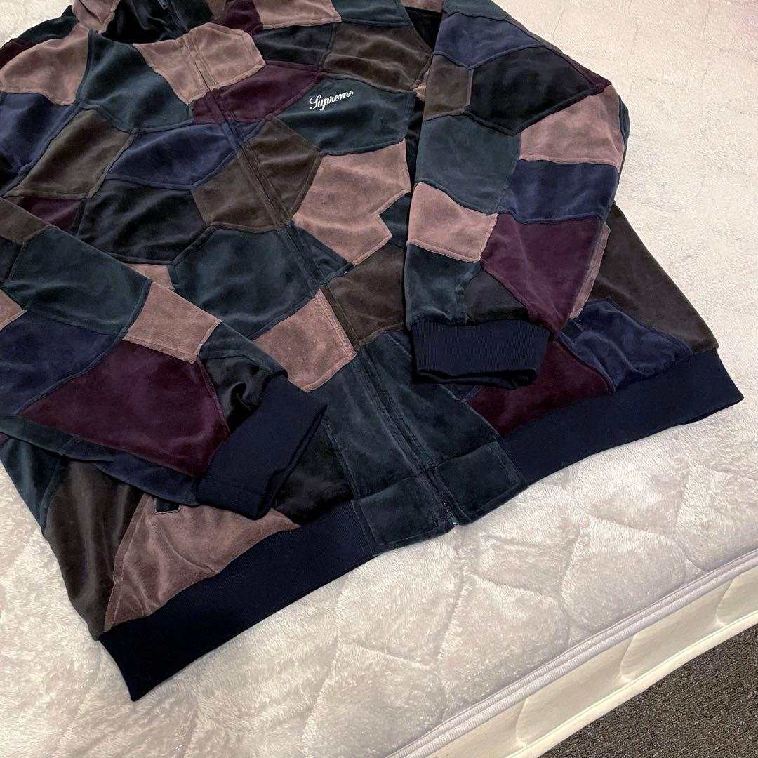 ジャケット・アウター Supreme Patchwork Velour Track Jacket