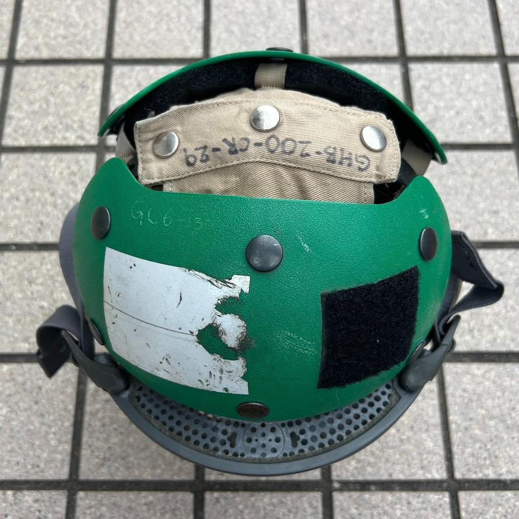 米軍 デッキクルーヘルメット FLIGHT DECK グリーン ミリタリー ・3