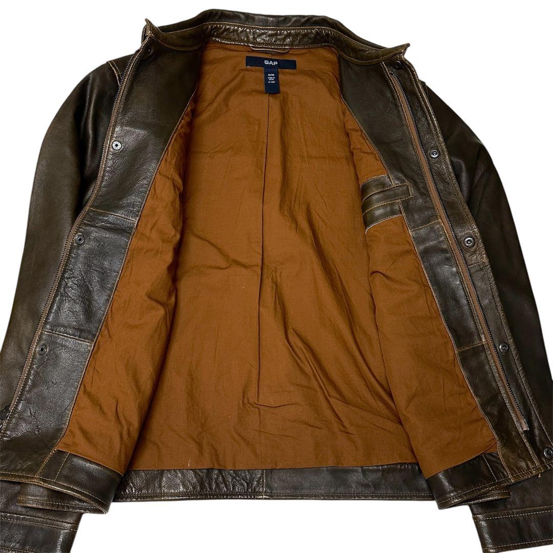 OLD GAP レザージャケット オールドギャップ 牛革 GAPレザージャケット