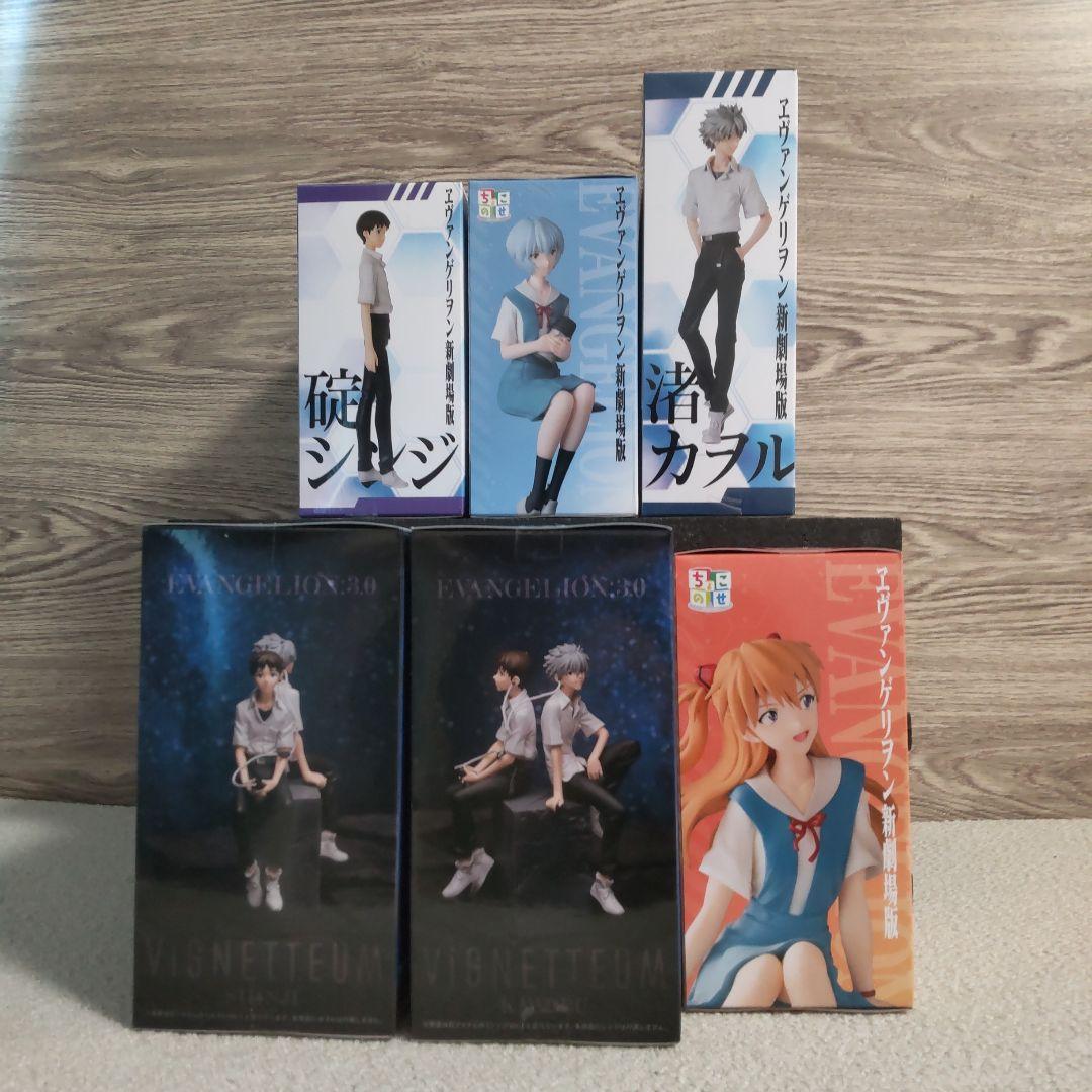 ヱヴァンゲリヲン フィギュア シンジ　カヲル　レイ　アスカ　新品未開封　エヴァ