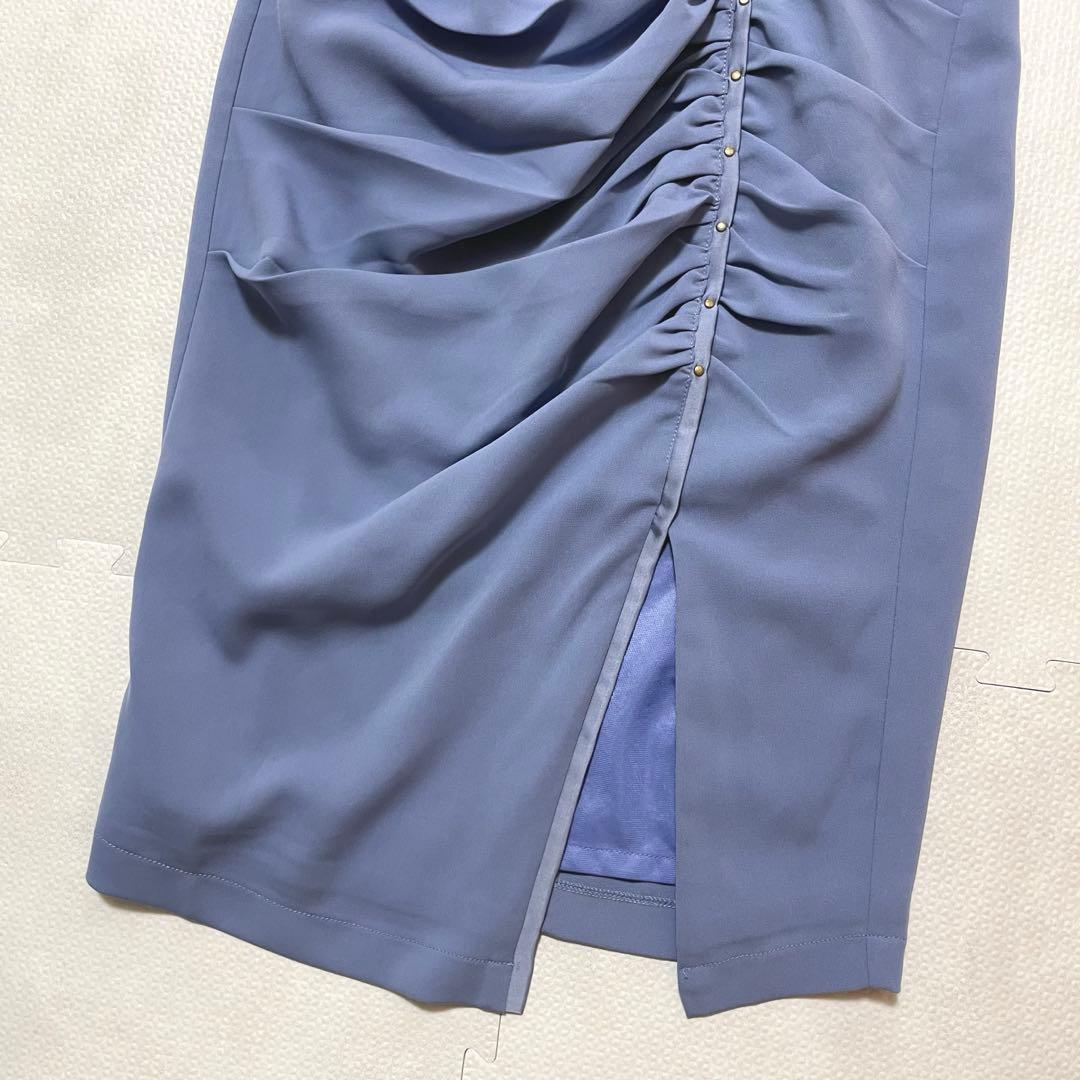 ローブドフルール キャバクラ ドレス タイト ロング ビジュー ツイード